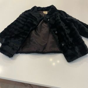 Faux fur coat
